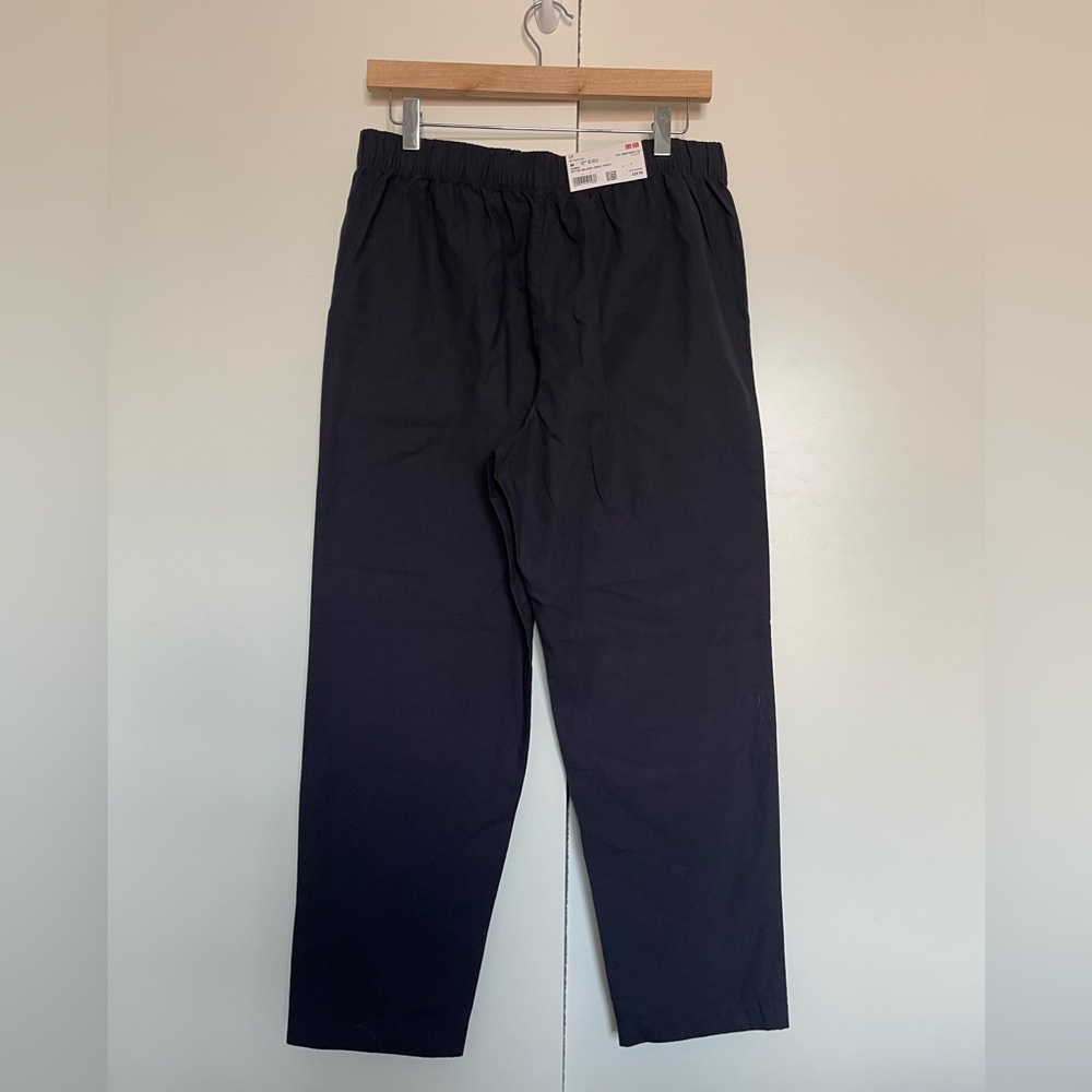Uniqlo Cotton Relaxed Ankle Pants, Size: M, Color: Dark Grey, NWT - Picture 9 of 10